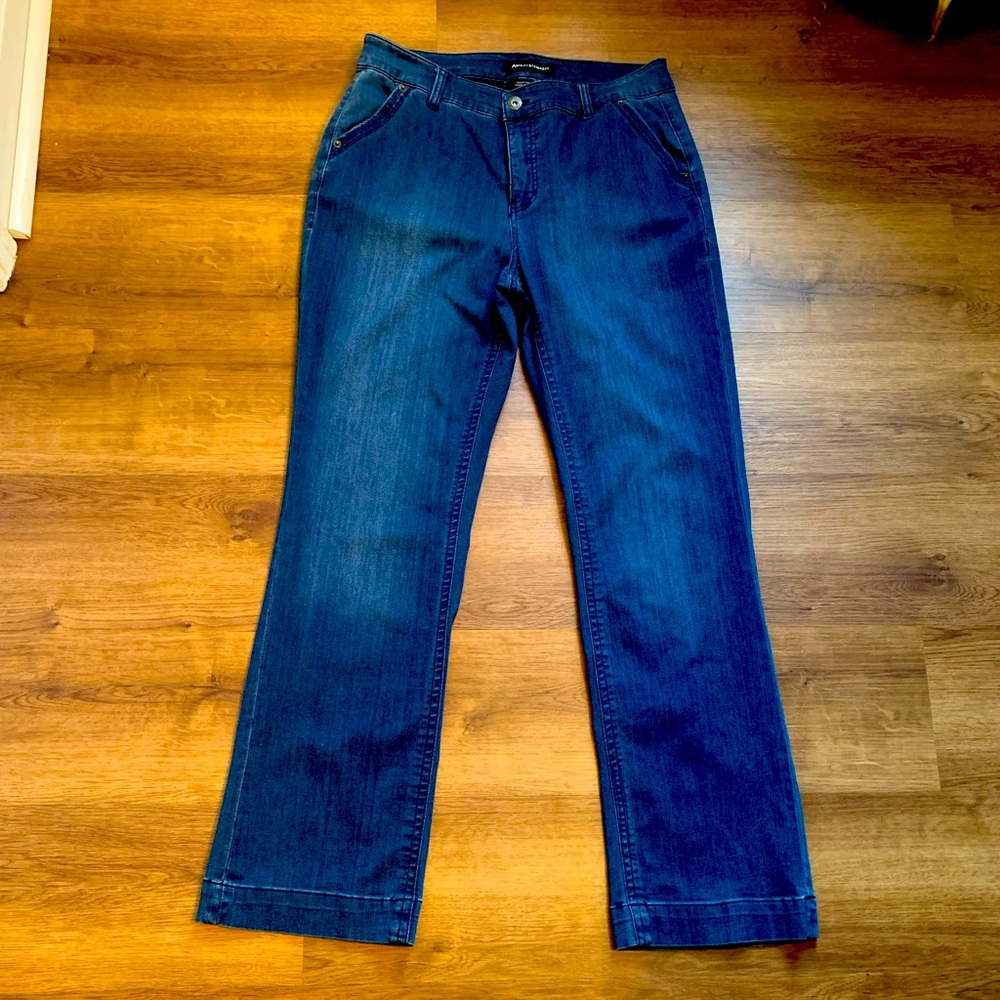 Ashley Stewart Blue Denim High Rise Boot Cut